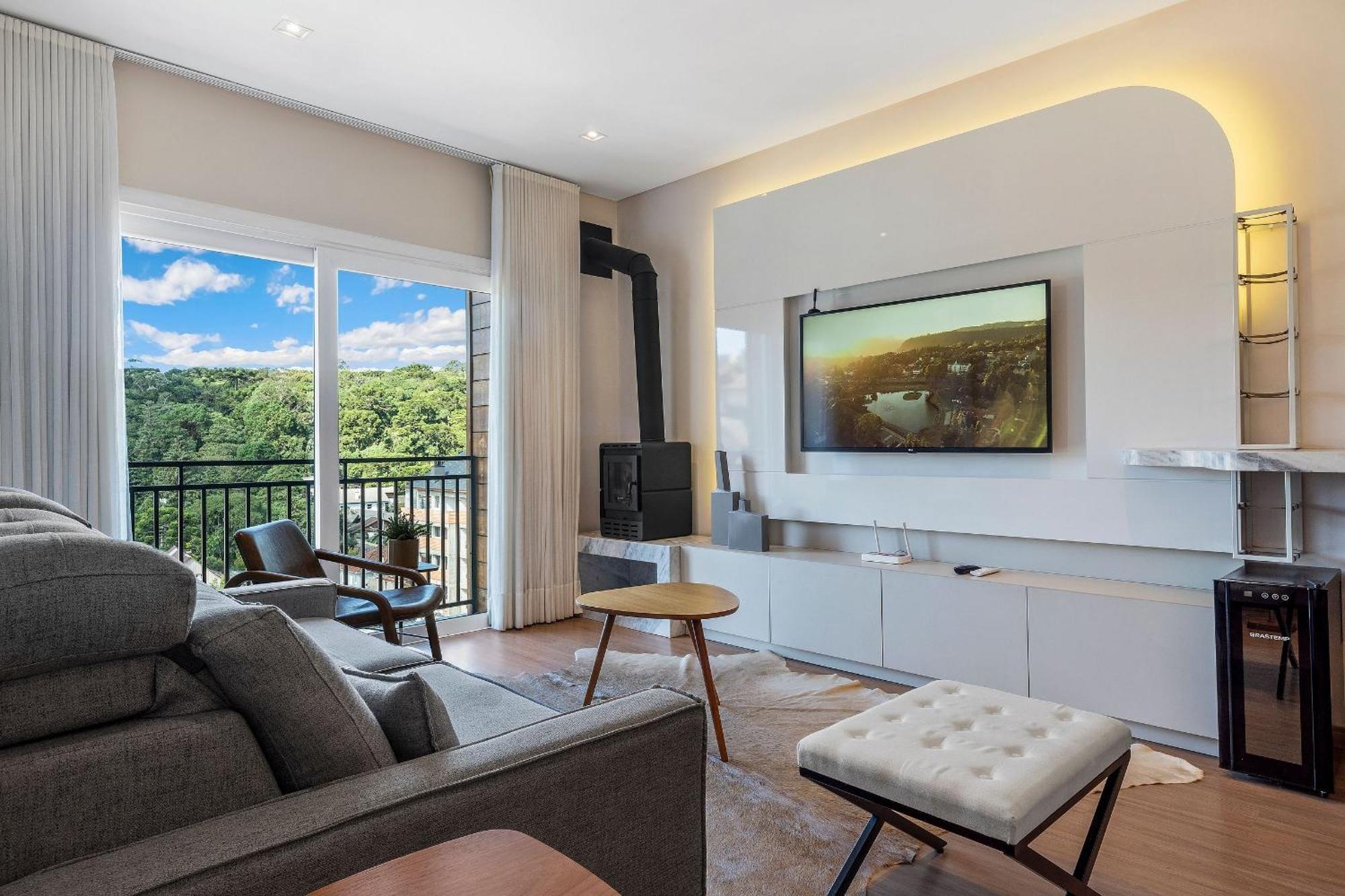 Apartamento Essence 2 Suites By Achei Gramado Esterno foto